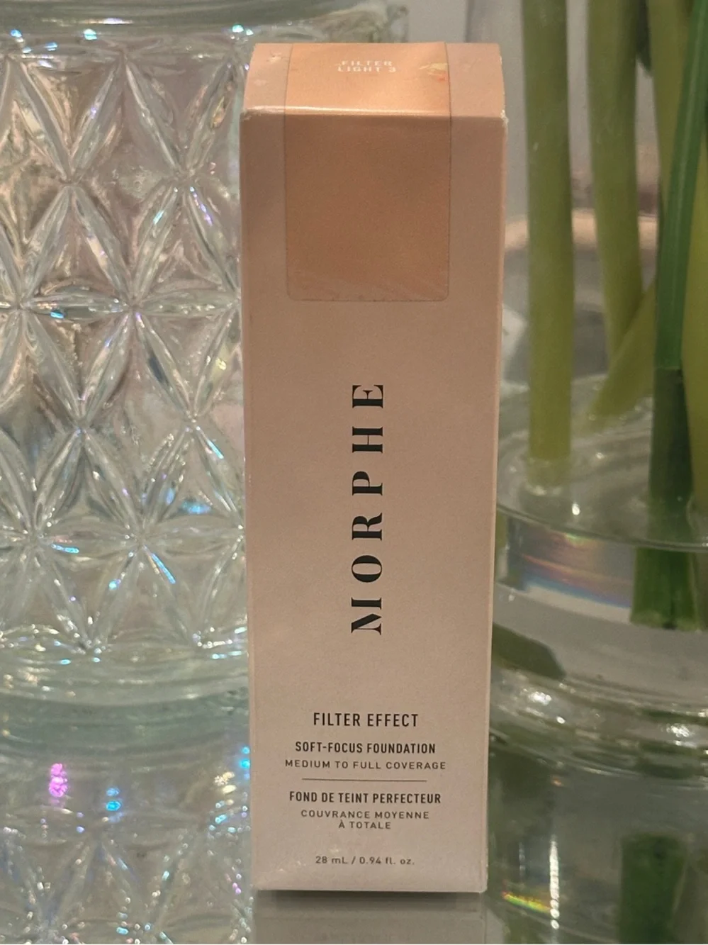 Morphe Filter Effect Soft-Focus Foundation LIGHT 3 NIB Full Coverage Hydrating